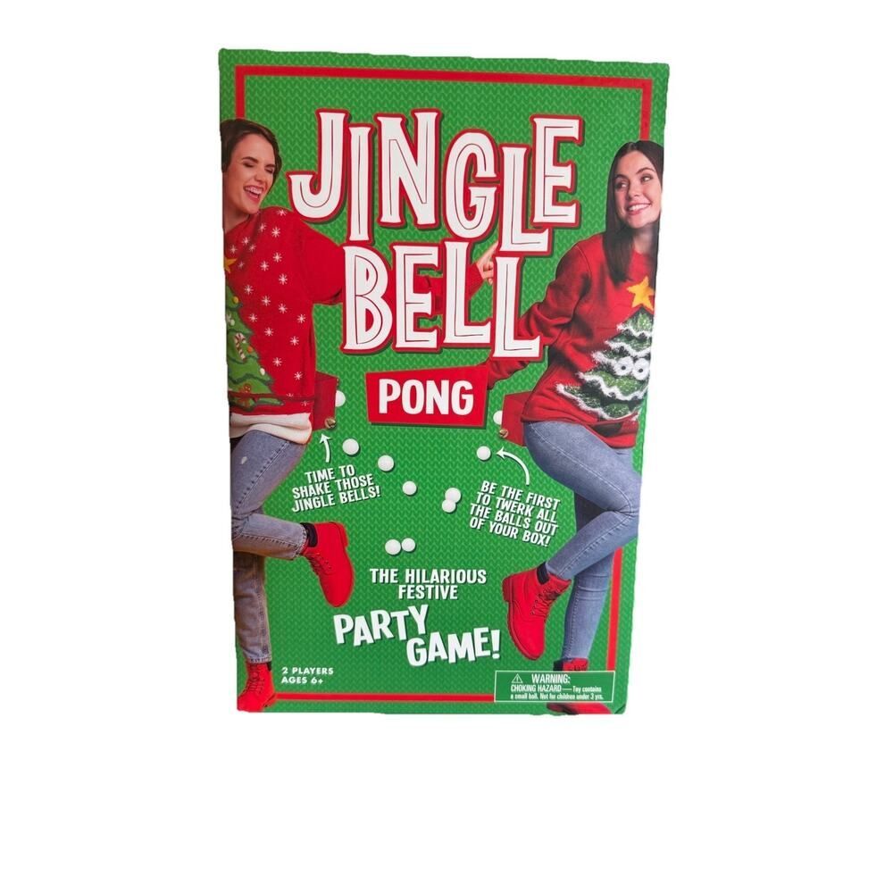 Jingle Bell Pong – Holiday Party Game (NEW) - Holiday Game (Ages 6+)